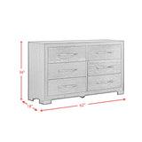 Elements International Allan B-3410-8-DR 6-Drawer Dresser IMAGE 9