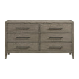  Elements International Versailles Contemporary B-3690-3-DR1 6-Drawer Dresser IMAGE 2