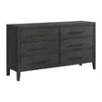  Elements International Versailles Contemporary B-3690-8-DR1 6-Drawer Dresser IMAGE 1