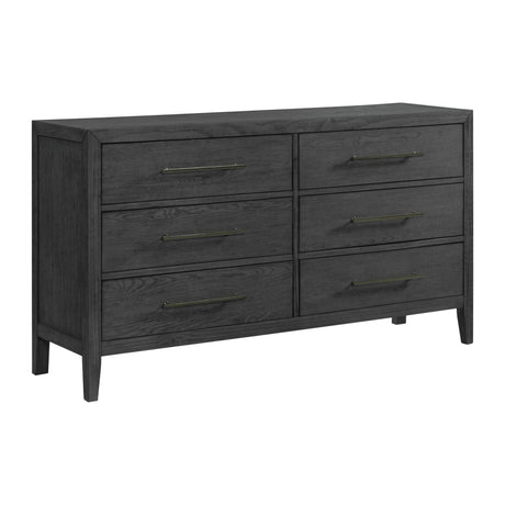  Elements International Versailles Contemporary B-3690-8-DR1 6-Drawer Dresser IMAGE 1