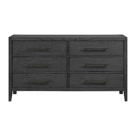  Elements International Versailles Contemporary B-3690-8-DR1 6-Drawer Dresser IMAGE 2