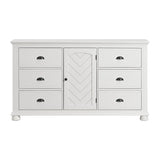  Elements International Kona B-9340-7-DR 6-Drawer Dresser IMAGE 2
