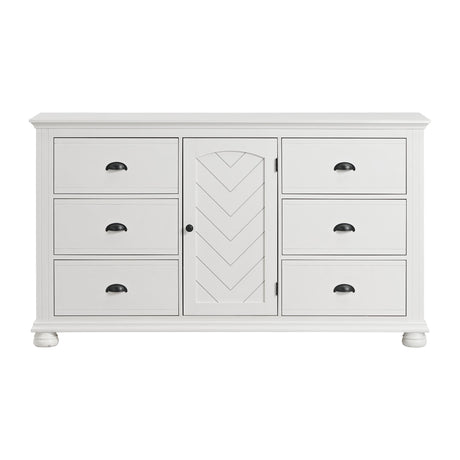  Elements International Kona B-9340-7-DR 6-Drawer Dresser IMAGE 2