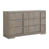  Elements International Kelis B-9770-3-DR 6-Drawer Dresser IMAGE 1