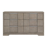  Elements International Kelis B-9770-3-DR 6-Drawer Dresser IMAGE 2