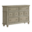  Elements International Whit-Ash B-11360-3-DR 6-Drawer Dresser IMAGE 1