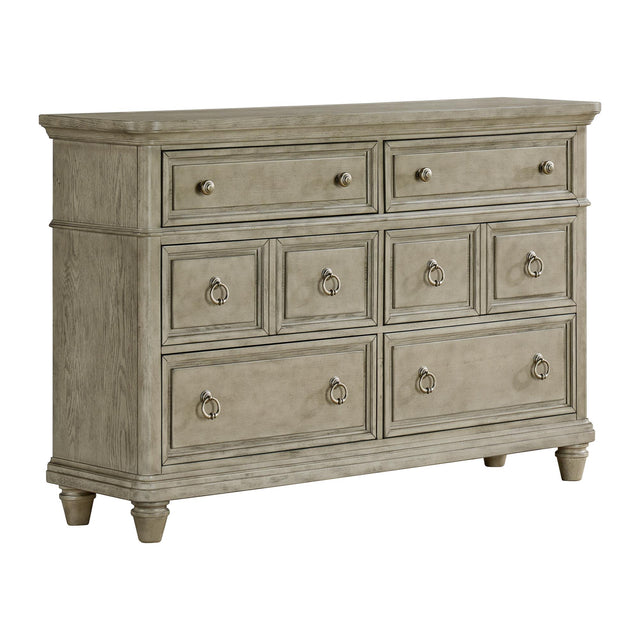  Elements International Whit-Ash B-11360-3-DR 6-Drawer Dresser IMAGE 1