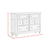  Elements International Whit-Ash B-11360-3-DR 6-Drawer Dresser IMAGE 12