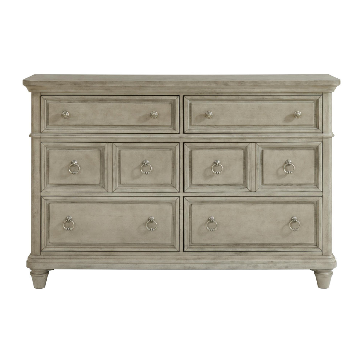  Elements International Whit-Ash B-11360-3-DR 6-Drawer Dresser IMAGE 2