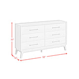  Elements International Westland B-13000-6-DR 6-Drawer Dresser IMAGE 8