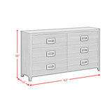  Elements International Tobias B-15990-7-DR 6-Drawer Dresser IMAGE 9