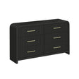  Elements International Ridgemont B-14440-8W-DR 6-Drawer Dresser IMAGE 1