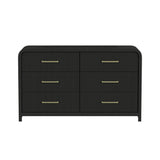  Elements International Ridgemont B-14440-8W-DR 6-Drawer Dresser IMAGE 2