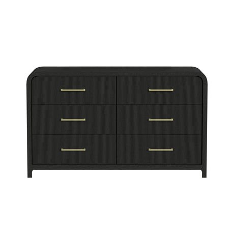  Elements International Ridgemont B-14440-8W-DR 6-Drawer Dresser IMAGE 2