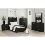  Elements International Ridgemont B-14440-8W-DR 6-Drawer Dresser IMAGE 3
