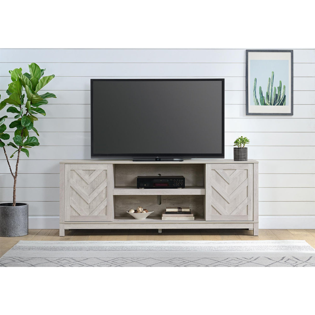  Elements International Eleanor LA-6460-3-TV2 70" Tv Stand IMAGE 3