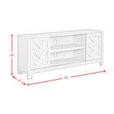  Elements International Eleanor LA-6460-3-TV2 70" Tv Stand IMAGE 9