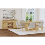  Elements International Rosalie D-16860-6-DT 72" Rectangular Dining Table IMAGE 4