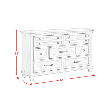  Elements International McCoy B-10530-7-DR 7-Drawer Dresser IMAGE 11