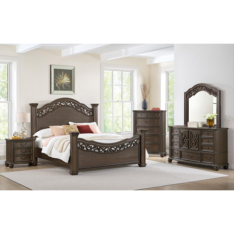  Elements International Brunswick B-13070-5-DR 7-Drawer Dresser IMAGE 3