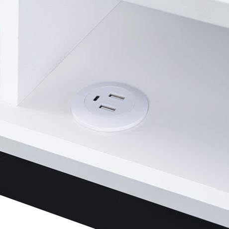  Elements International Midway LA-17270-7-FP 80" Tv Console IMAGE 8