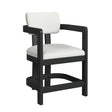  Elements International Portland D-1710-8-CST3 Arm Counter Stool IMAGE 1