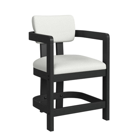  Elements International Portland D-1710-8-CST3 Arm Counter Stool IMAGE 1