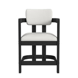  Elements International Portland D-1710-8-CST3 Arm Counter Stool IMAGE 2