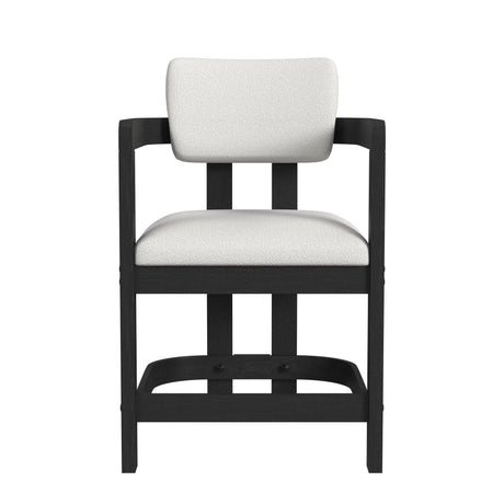  Elements International Portland D-1710-8-CST3 Arm Counter Stool IMAGE 2