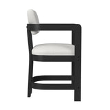  Elements International Portland D-1710-8-CST3 Arm Counter Stool IMAGE 3