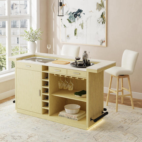 Elements International Cambrie DA-18010-6-BTC Bar Table IMAGE 5