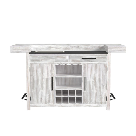  Elements International Rogen Rustic DA-12850-7-BT Bar Table IMAGE 2