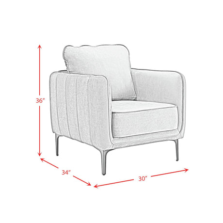  Elements International Rae U-4460-8563-100 Chair IMAGE 8
