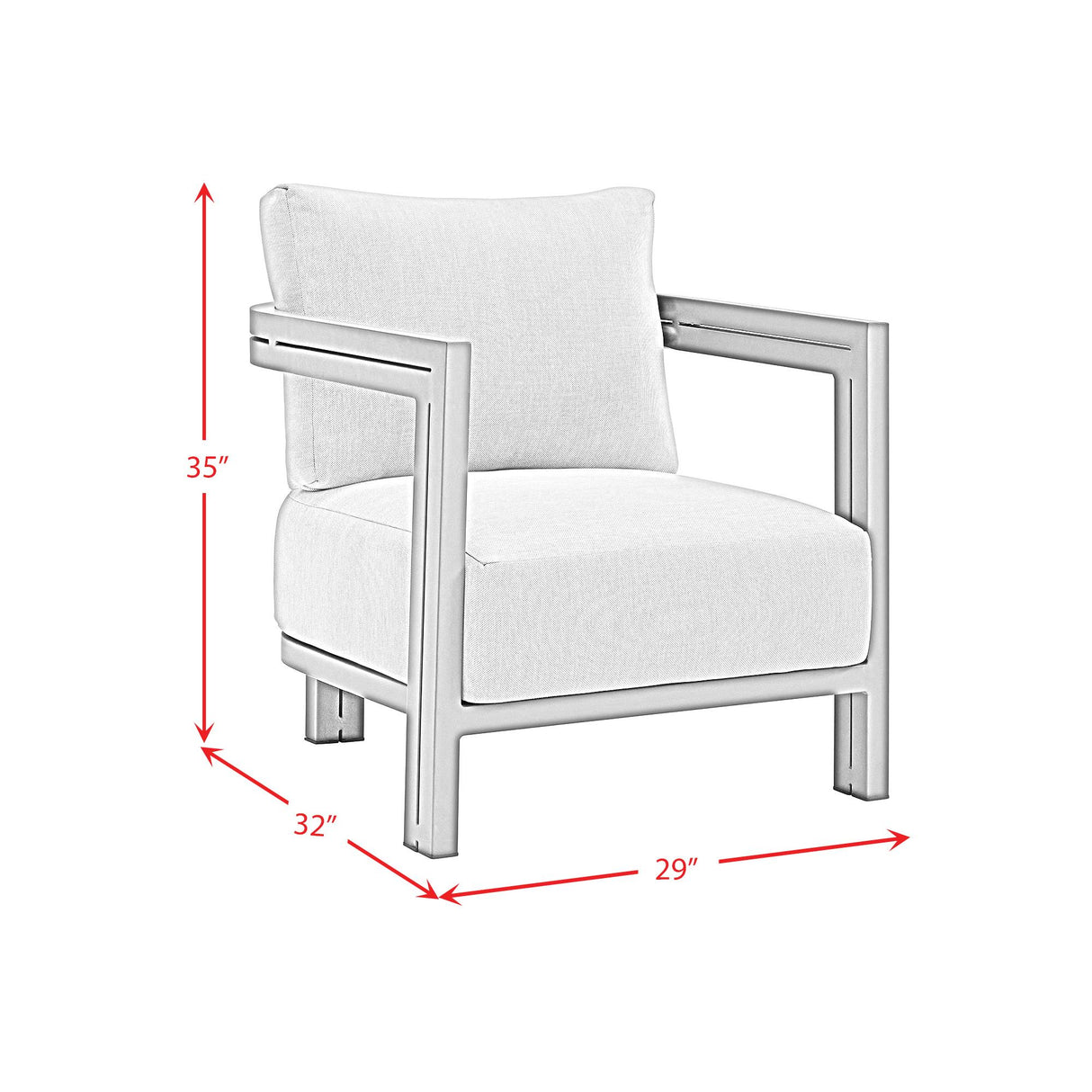  Elements International Playa O-16230-10311-100 Chair IMAGE 9