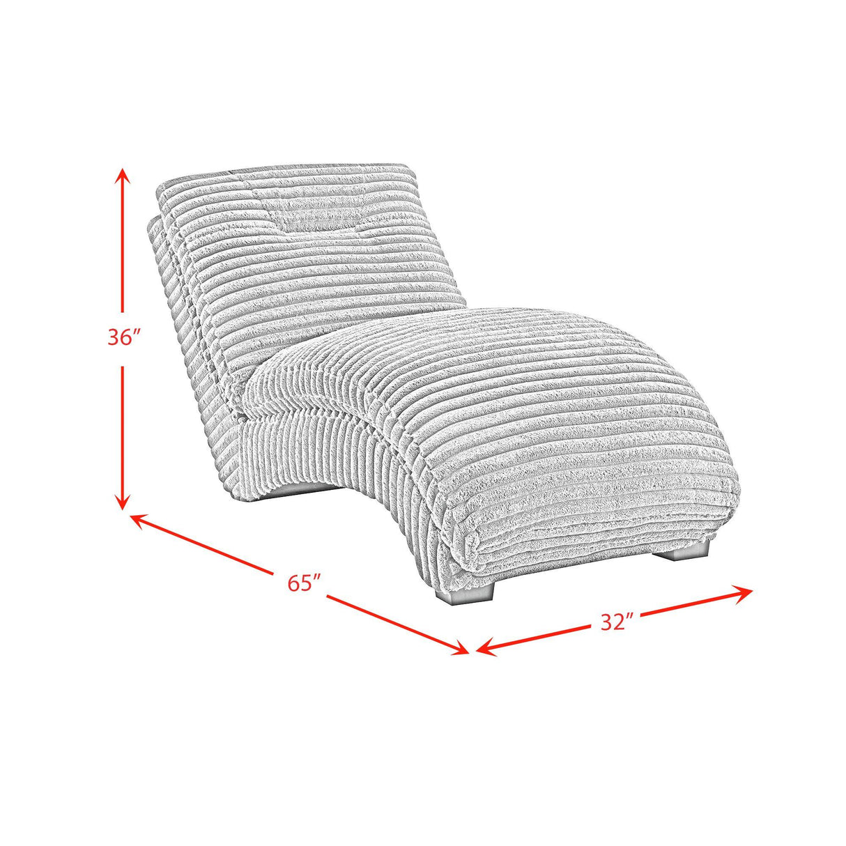  Elements International Dominick II U-11230-8840-110 Chaise IMAGE 7