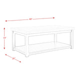  Elements International Kansas CKS100CT Coffee Table IMAGE 10