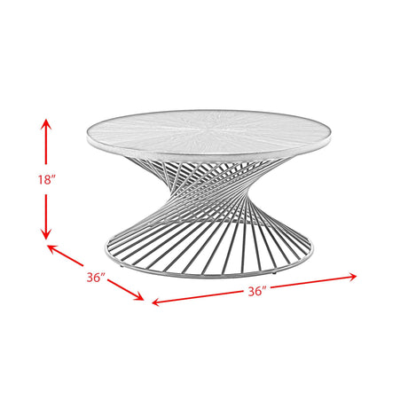  Elements International Terri CTTR800CT Coffee Table IMAGE 6