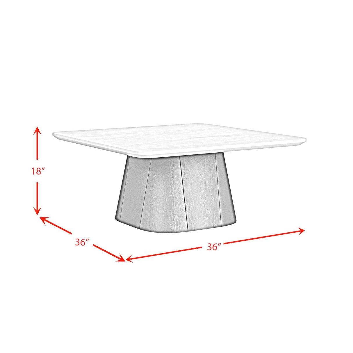  Elements International Edison T-9130-8-CT Coffee Table IMAGE 8