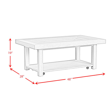  Elements International Avalanche T-11600-7-CT Coffee Table IMAGE 11