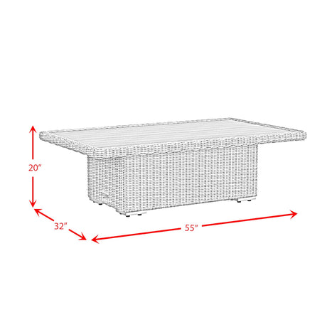  Elements International Carmona O-17990-6-CT Coffee Table IMAGE 9