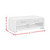  Elements International Ridgemont T-14440-8W-CT Coffee Table IMAGE 9