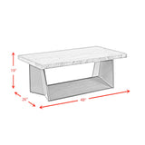  Elements International Beckley CTBY100CTC Coffee Table Complete IMAGE 10