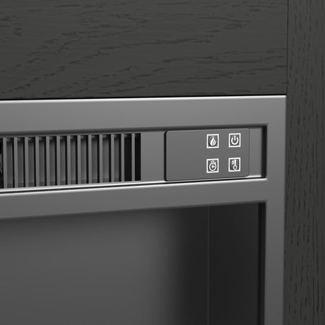  Elements International Ridgemont LA-14440-8W-FP Complete 60" Fireplace Cabinet IMAGE 5