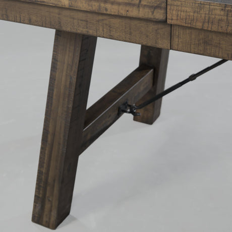  Elements International Jax DJX100DTB Dining Table IMAGE 4