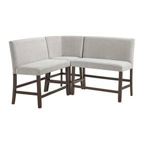  Elements International Seneca D-7670-5-CCBNC Counter 3 pc Corner Bench IMAGE 1