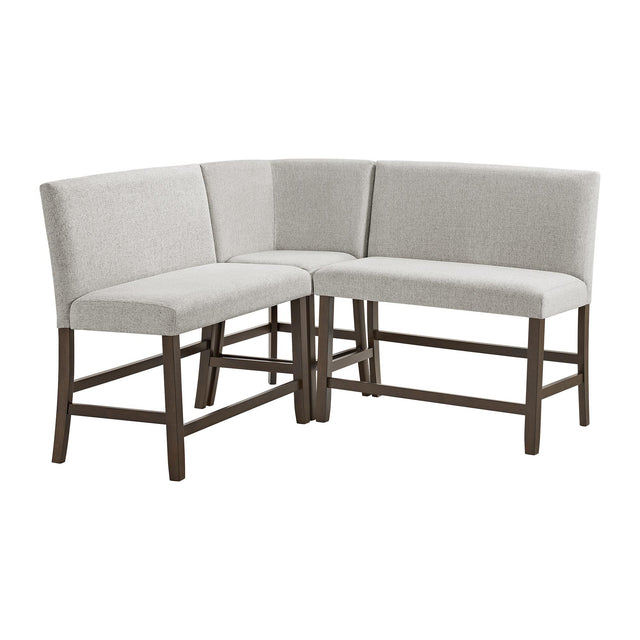  Elements International Seneca D-7670-5-CCBNC Counter 3 pc Corner Bench IMAGE 1