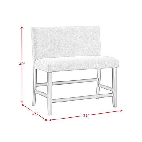  Elements International Seneca D-7670-5-CBN2 Counter Bench IMAGE 9