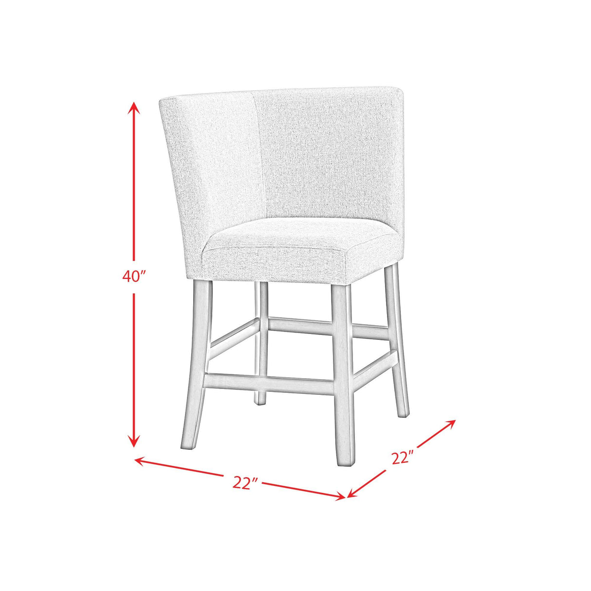  Elements International Seneca D-7670-5-CCBN Counter Corner Bench IMAGE 9