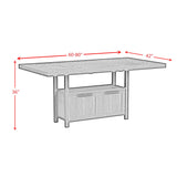  Elements International Transcend D-12980-3-CT Counter Table IMAGE 9