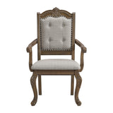  Elements International Madison Park D-10460-5-AC Dining Arm Chair IMAGE 2